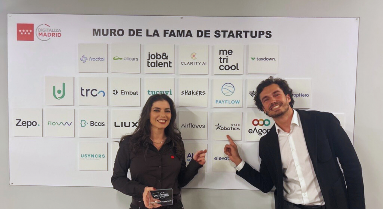 Star Robotics galardonada en el Centro de Innovación Digital de la Comunidad de Madrid por su impacto tecnológico